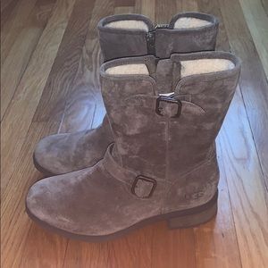 UGG Chaney Moto Boot EUC